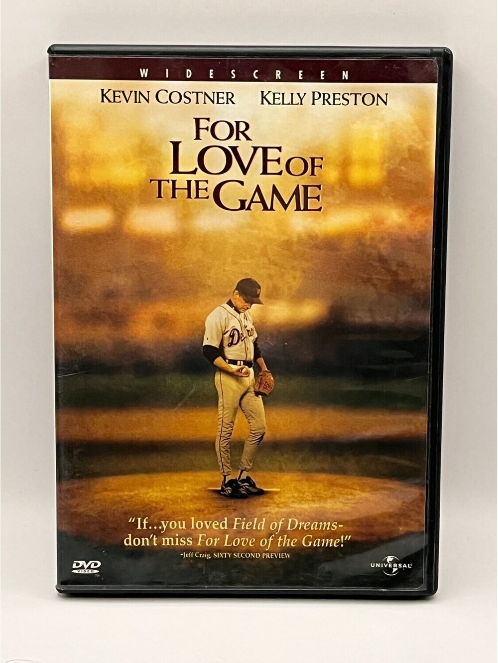 For Love Of The Game DVD Widescreen Kevin Costner 1999 Drama Sam Raimi